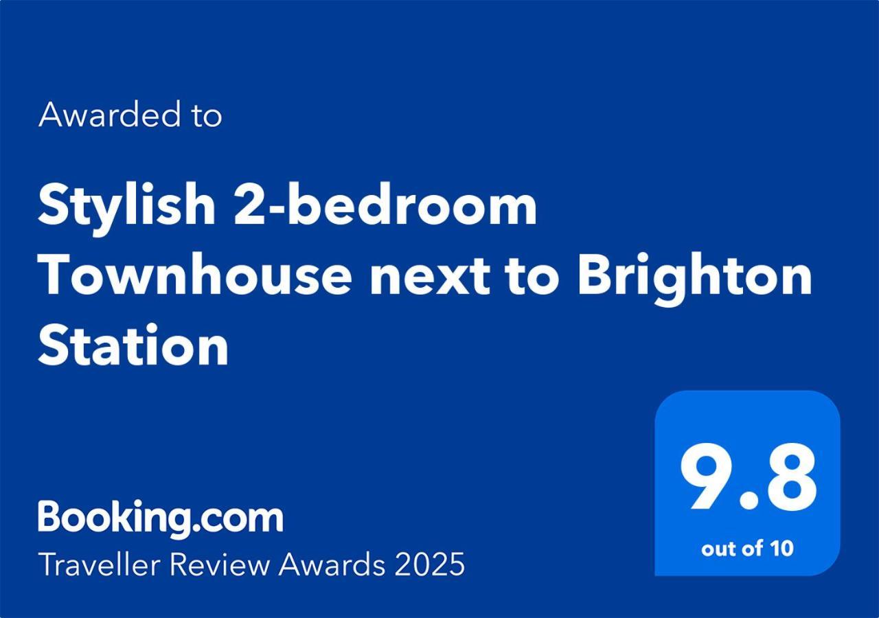 Stylish 2-Bedroom Townhouse Next To Brighton Station Exterior photo